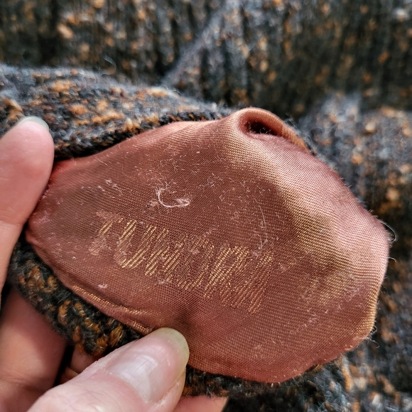 Vintage Wool Tundra Canada Textural Cardigan Sweater - Picture 9 of 9